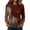 Wine #104, variant on Halloween Shirts Women Funny 3/4 Sleeve T Shirts Horror Halloween Printed Tops Spooky Crew Neck Pullover Holiday Three Quarter Length Blouses, S