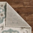 thumbnail image 4 of Tranquility Beige Moonrock / Light Blue Rectangle 2 ft. x 7 ft. Indoor Runner Olefin Machine Made Contemporary Eclectic Global Transitional Cool Suzani Rug, 4 of 8