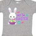 thumbnail image 4 of Inktastic My 1st Easter with Bunny and Easter Basket Girls Baby Bodysuit, 4 of 5