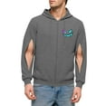 thumbnail image 2 of YanHoo Printed Dialysis Sweatshirts with Arm Zipper Jacket Full-Zip Hemodialysis Cotton Warm Lightweight Sweatshirt Gray,L, 2 of 7