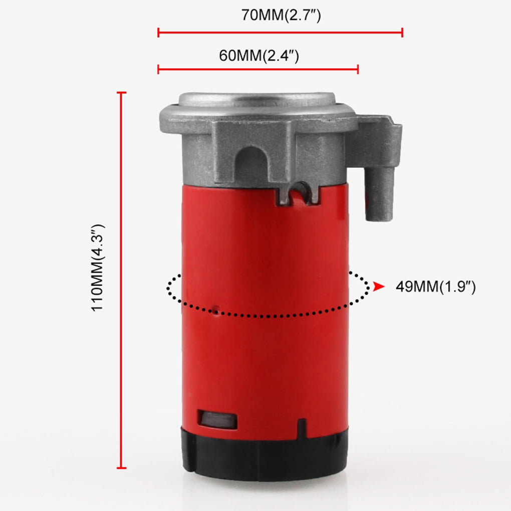 Buy Tmosphere 12V Universal Air Horn Pump Loud Car Truck Vehicle Train