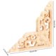 thumbnail image 1 of Aplicación Tallada, Tallado Claro Grueso clásico Clásico Hermoso Mada Decorativa Material de Madera Material de Madera Decal de Madera, Sala de Estar Para El Hogar, 1 of 7