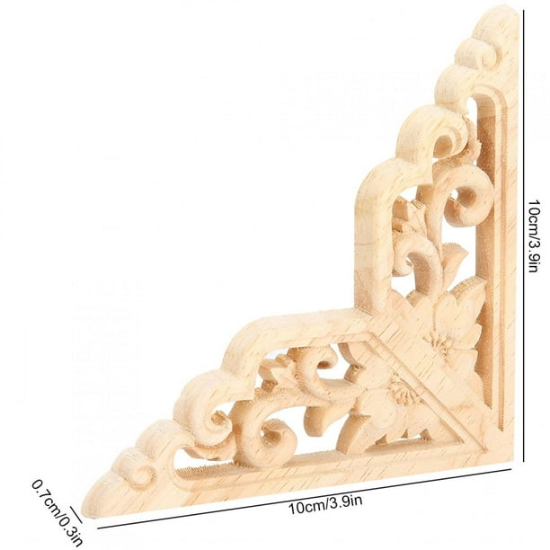 Aplicación Tallada, Tallado Claro Grueso clásico Clásico Hermoso Mada Decorativa Material de Madera Material de Madera Decal de Madera, Sala de Estar Para El Hogar