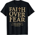thumbnail image 1 of Camiseta Faith Over Fear para mujeres y hombres con cita inspiradora, 1 of 2