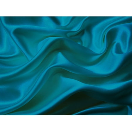 4-Pc 400TC Satin Bed Sheet Pillowcase Set DP Lingerie Silky Charmeuse Turquoise Blue-Green Teal Queen