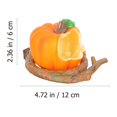 thumbnail image 3 of Shisuyan 1PC Bird Parrot Feeding Box Pumpkin Shape Plastic Feeder Bird Cage Food Cup, 3 of 9