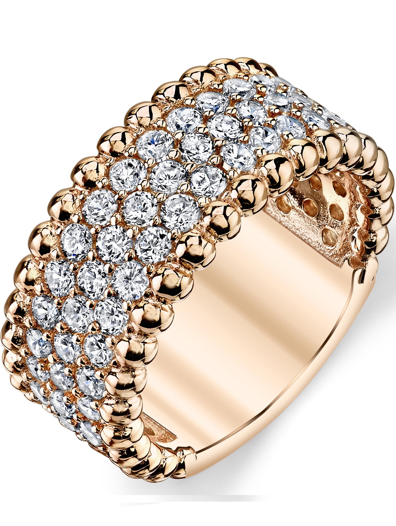 Round Cut Cubic Zirconia Women Eternity Wedding Band Ring Silver Plated Jewlery Round Cut Cubic Zirconia Women Eternity Wedding Band Ring Silver Plated Jewlery