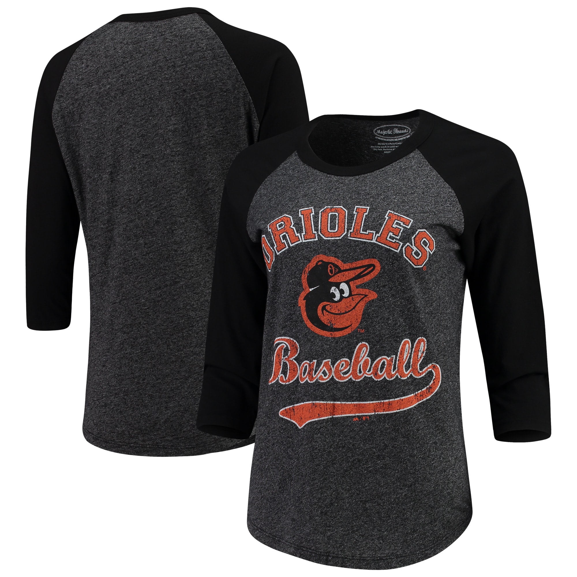Majestic Baltimore Orioles Black Team Choice T-Shirt