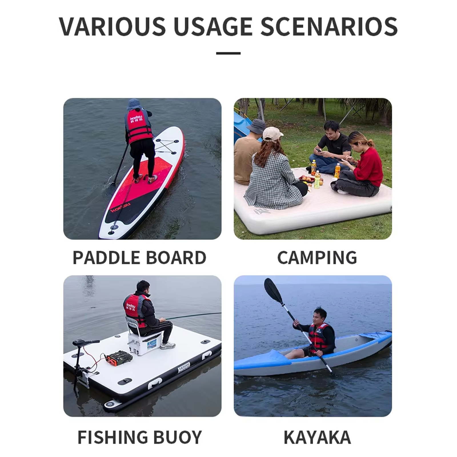 Portable Kayak Seat Adjustable Frame 150kg Capacity Aluminum Alloy Quick-Dry Mesh for Water Sports