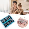 thumbnail image 2 of Juego de enlaces de nueve anillos, rompecabezas de Metal para niños y adultos, juguetes educativos para niños JShteea  El nuevo, 2 of 7