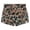 B-Brown666, variant on XIAONU Camo Pattern Athletic Shorts For Women Loose Cut Elastic Waist Hiking Jogging Short Trousers