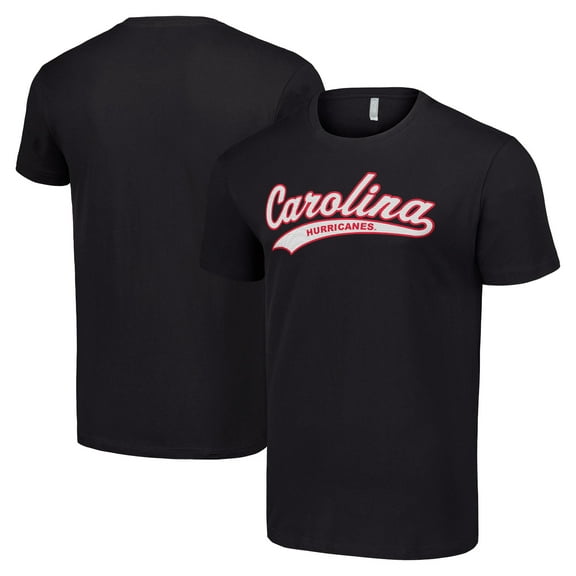 Men's Starter Black Carolina Hurricanes Tailsweep T-Shirt