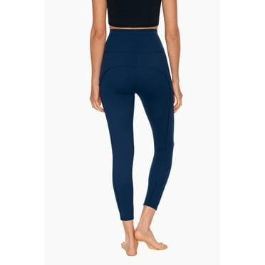 Miraclesuit Dress Blues Tummy Control Performance Leggings with Pocket L Large