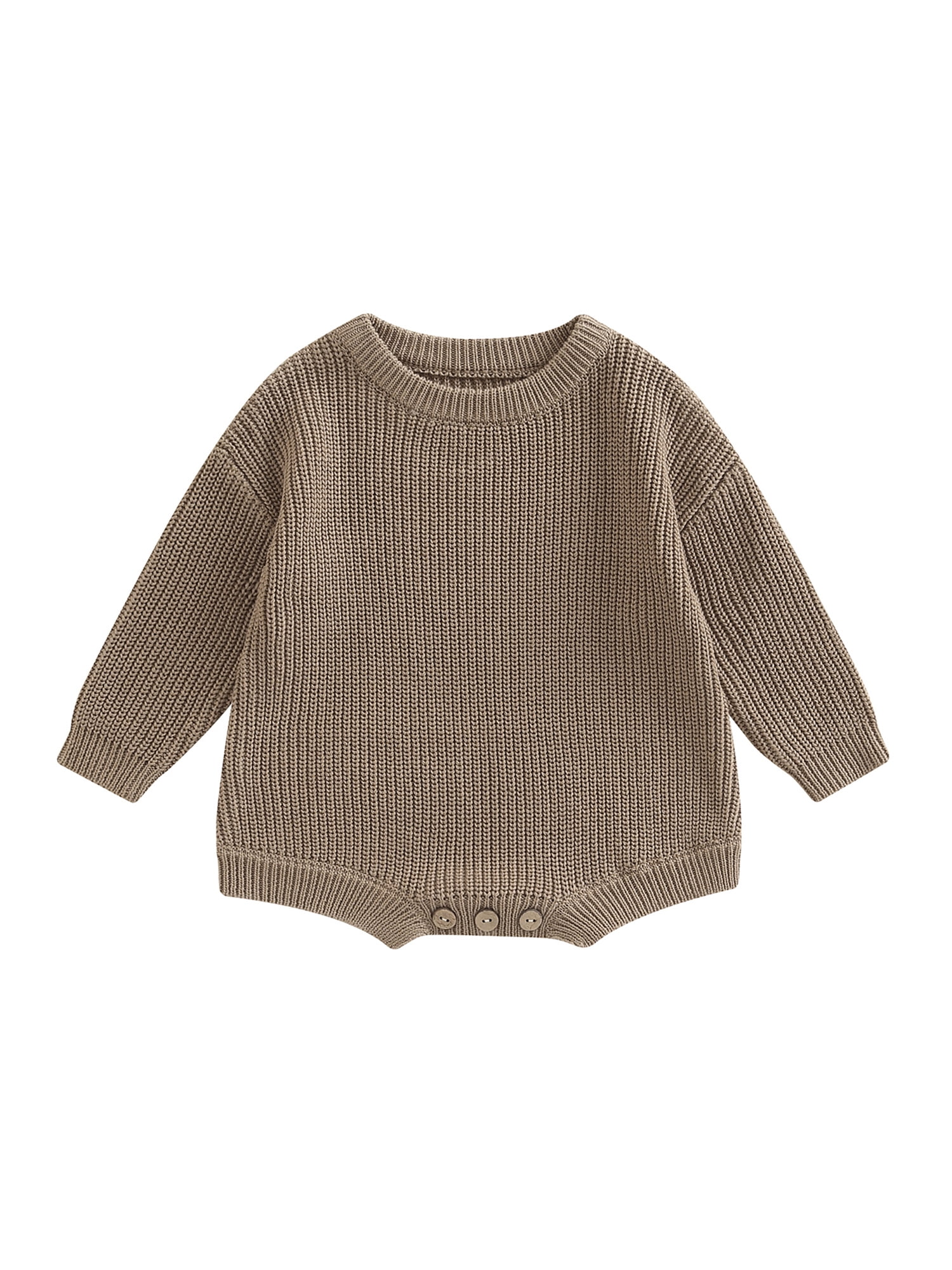 WakeUple Autumn Baby Sweater Rompers for Newborn Infant Boys Girls ...