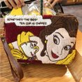 thumbnail image 4 of princesas Belle Ariel Rapunzel peluche bolso de mano Kawaii sirenita bolsa de almacenamiento monedero regalos para niños, 4 of 5