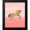 thumbnail image 2 of Kimberly, Allen 20x24 Black Modern Framed Museum Art Print Titled - Ombre Pink 1, 2 of 5