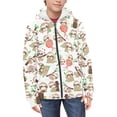 thumbnail image 2 of Xoenoiee Cute Sloth Pattern Girls Zip Up Hoodie Kids Casual Hooded Sweatshirts Hoody with Pockets Boys Teen Long Sleeve Fall Jacket Outfits Trendy Clothes Pullover Top, Large, 2 of 7