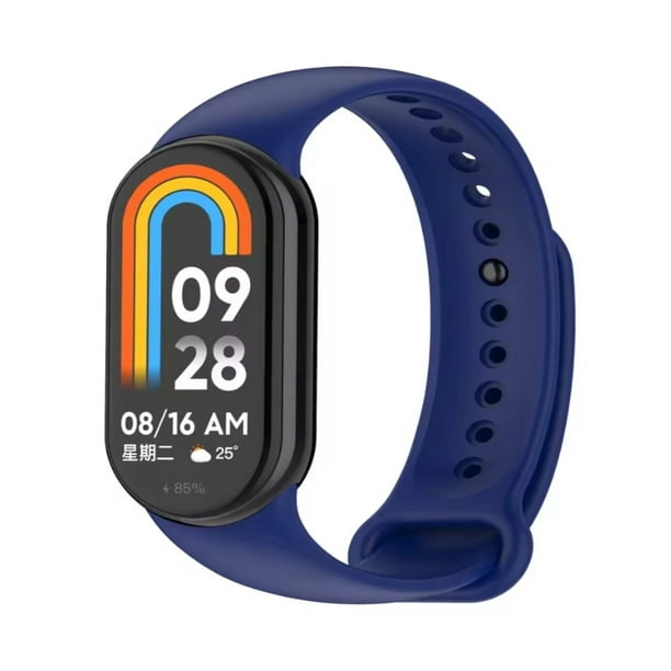 Correa de Silicona para Xiaomi Mi Band 8, Premium, Deportiva, Resistente al Agua