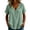 Green, variant on Cotton Linen Striped Boatneck Elegant Tops for Women Lightweight Loose Fit Elbow Sleeve Tee Trendy Outdoor Shirts for Summer