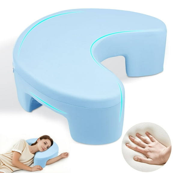 AMTPM Side Sleeper Pillow with Arm Holes -arm Pillow Ergonomic Pillow for Cervical, Neck, Shoulder & Rotator Cuff Pain Relief - Ideal for Side Sleepers