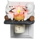 thumbnail image 1 of 2024 Luz de noche parpadeante de fogata fantasma, malvavisco de fuego espeluznante, regalos de Halloween, luces de noche intermitentes de hogueras fantasma de Halloween, luz de noche fantasma enchufab, 1 of 6