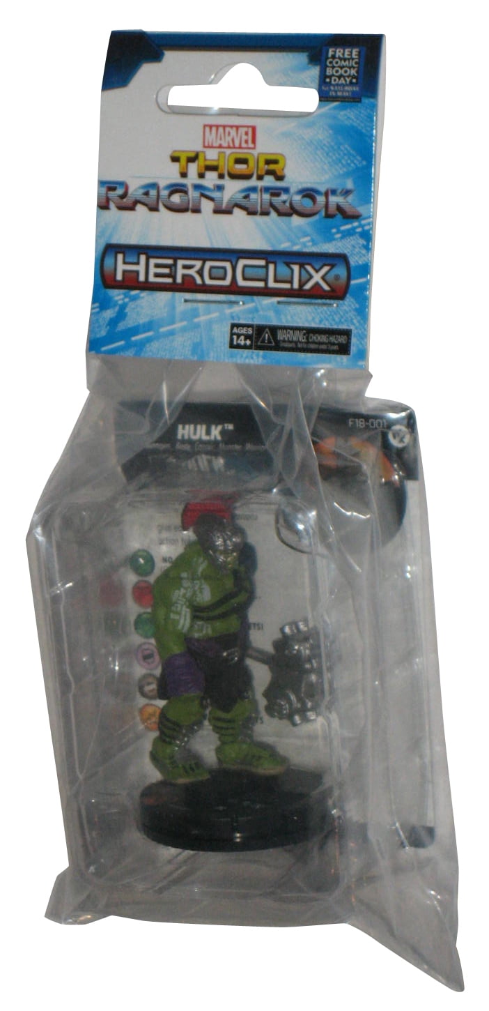 Marvel Heroclix Gladiator Hulk Free Comic Book Day Figure #F18-001 Thor Ragnarok 
