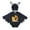 Z20-Black2, variant on Weebloom Halloween Baby Rompers Boy Bat Girl Outfit Clothes Hoodie Hoodie Playsuit Jumpsuit Outwear,0-1 Months