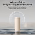 thumbnail image 2 of SHENMO Humidifier, 4000mAh Portable Mini Humidifier, Air Humidifier for Baby, Two Spray Ports, Auto Shut Off, Quiet Air Humidifier, Suitable for Car, Home, Office and Travel - Brown, 2 of 5
