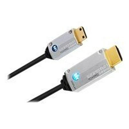 Monster Digital Life High Performance SuperThin Mini HDMI Cables - High Speed DL HD HSST-8 A/C - HDMI cable - HDMI (M) to mini HDMI (M) - triple shielded