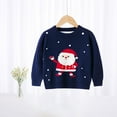 thumbnail image 6 of Posijego Toddler Baby Ugly Christmas Sweater Long Sleeve Crew Neck Cute Knit Sweater Pullover Top Girls Boys, 6 of 6