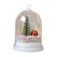 thumbnail image 1 of de Navidad LED en cúpula, decoraciones de mesa navideñas, adorno de Navidad, artesanía DIY para sala de estar, decoración de fiesta y Festival Luz cálida B, 1 of 8