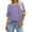 Purple, variant on ALLLIST Spring Tops Crew Neck Short Sleeve Black Striped T-Shirts Casual Reg and Big and Tall Sizes