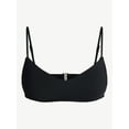 thumbnail image 4 of Time and Tru Women's and Women's Plus Size Ribbed Bralette Top, Sizes XS-3X, 4 of 5