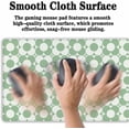thumbnail image 5 of Big Mouse Pad, XXL Mouse Pads Office Desk Pads, Full Desk Mat Non-Slip Rubber Base Waterproof with Stitched Edges, 35.4 X 15.7 inch for Work/Game/Office/Home Geometric Stylized Flowers, 5 of 6