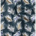 thumbnail image 1 of Soimoi Blue Rayon Fabric Print Feather Print Sewing Fabric Yard 56 Inch Wide, 1 of 6