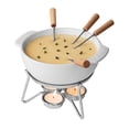 thumbnail image 1 of Juego de fondue de queso Boska para fiestas - Juego de fondue, olla de cerámica apta para microondas, fuente de chocolate, refrigerio - Artículos para el registro de bodas, pequeños electrodomésticos, 1 of 5