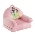 thumbnail image 3 of Toddler Princess Blue & Pink Polyester 2-in1 Flip Out Chair, 3 of 11