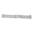 thumbnail image 1 of Replacement Watch Strap, Metal Watch Strap Glossy  For Business For Men Black,Silver, 1 of 8