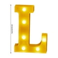 thumbnail image 3 of Marquee Light Up Letters Battery Powered LED Alphabet Lights for Party Wedding Birthday Christmas Home Bar Decoration Lighted Sign, 3 of 4