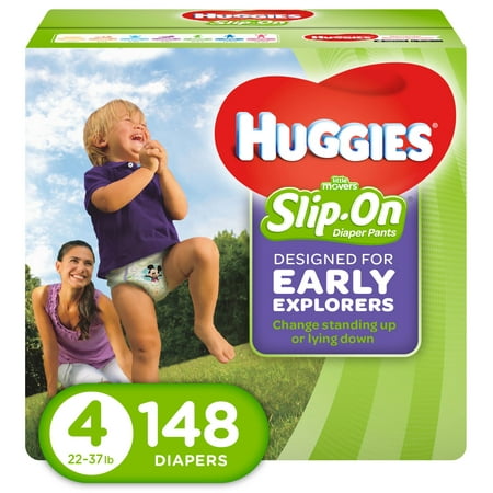 HUGGIES Little Movers Slip-On Diaper Pants (Choose Size and