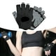 thumbnail image 4 of Guantes de ciclismo, guantes de ejercicio de medio dedo, guantes transpirables para entrenamiento físico. Negro L, 4 of 9