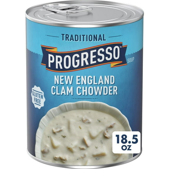 2X - Progresso Gluten Free Traditional New England Clam Chowder - 18.5oz