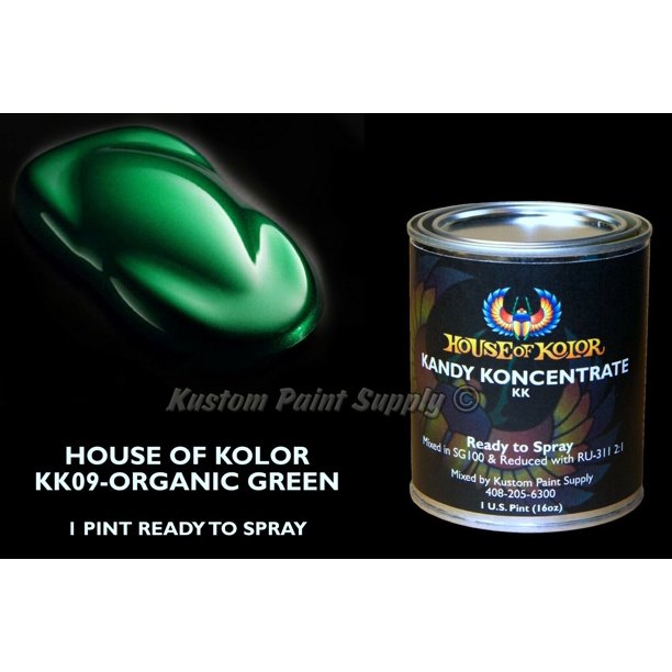Organic Green Kandy KK09 House of Kolor 1 Pint Can Ready To Spray