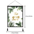 thumbnail image 2 of Worallymy decoración de plantas verdes pintura de hoja lienzo póster artístico foto de fondo tela impresa cuadro de pared decoración del hogar Worallymy JD735806188, 2 of 7