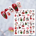 thumbnail image 2 of JYYYBF Christmas Nail Stickers, Self-adhesive Santa Claus Snowflake Elk Pattern Winter Nail Design for Christmas Nail Decoration, 2 of 8