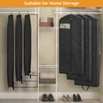 thumbnail image 4 of Bolsa de ropa MISSLO 43 para hombre impermeable para viajes, color negro, paquete de 1, 4 of 8