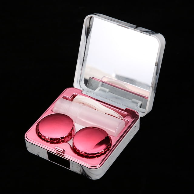 Portable Contact Lens Case, Contact Lens Case, Outer Box with Mirror Double Box for Home Office