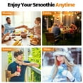 thumbnail image 4 of PRIJESSE Slushie Machine 70 oz, Slushy Machine for Home, 6 Preset Programs, Quiet Operation, LED Display, Auto-Clean, No Ice Needed,Perfect for Milkshakes, Frappes and More, 4 of 7
