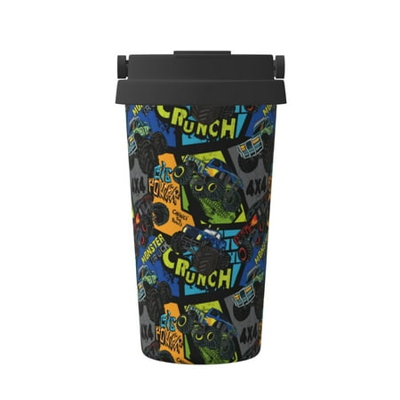 

Junzan Off-Road Vehicle for Stainless Steel Vacuum Insulated Tumbler - Reusable Insulated Cold Brew Iced Coffee Cup Thermos -Gifts for Women Men Him Her