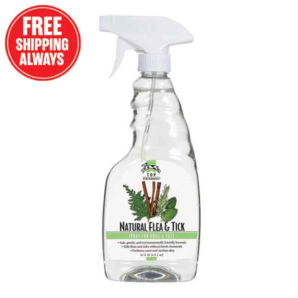 Top Performance Natural Flea&Tick Spray 16 Oz